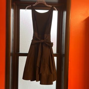 Ralph Lauren cocktail dress v neck back full skirt with pockets. New no tags.